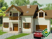 Строительство панельно-каркасных домов под ключ (СИП-панели) 205, 8 м2