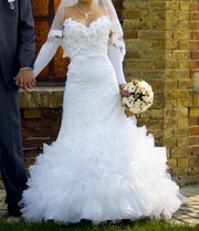 Продам эксклюзивное свадебное платье ручной работы